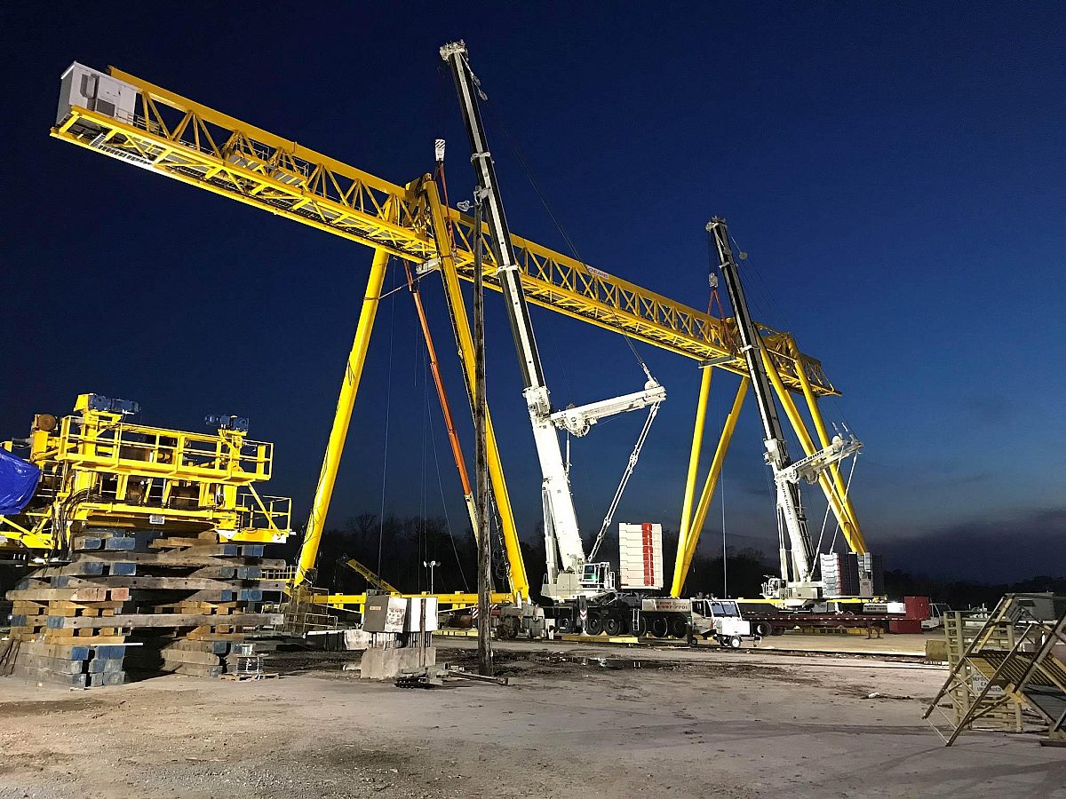 Prolift woodyard crane installation1