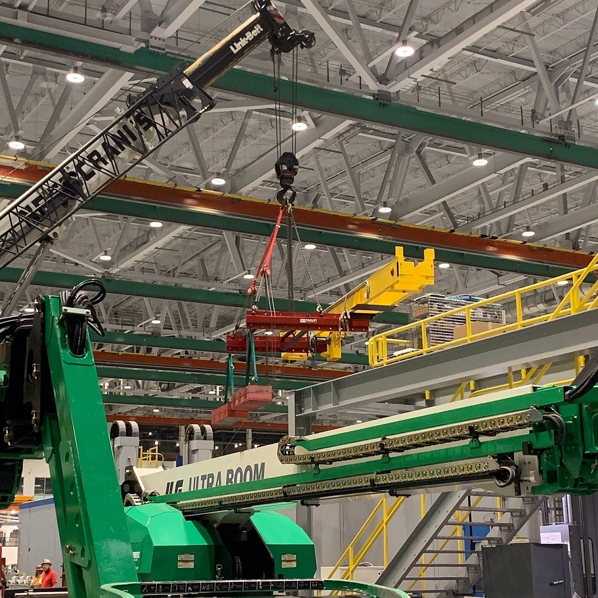 Crane Install with Custom Cantilever | The ProLift Rigging Company