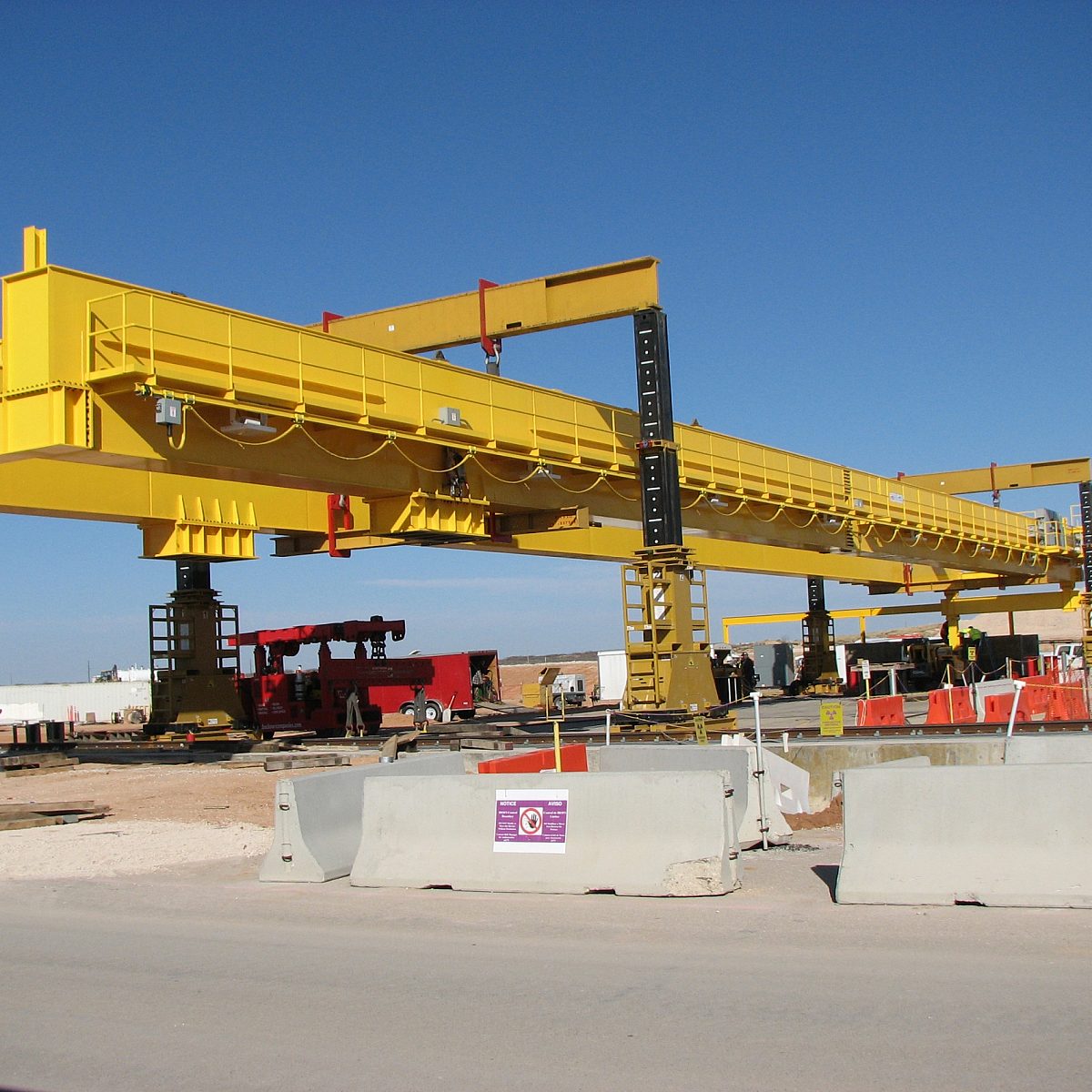 Rail Mounted Gantry Crane Installation